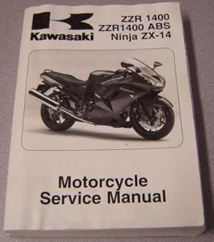 2006-2007 Kawasaki ZZR 1400 ZZR1400 ABS Ninja ZX-14 Motorcycle Service Manual