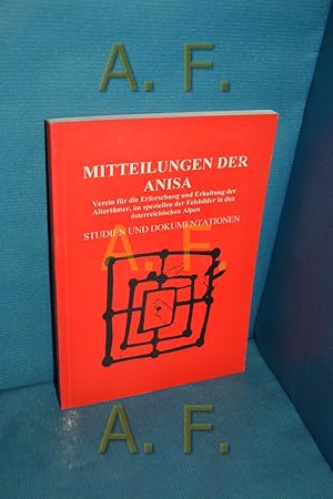 Seller image for Mitteilungen der Ansia 15. Jahrgang, 1994, Heft 1/2 for sale by Antiquarische Fundgrube e.U.