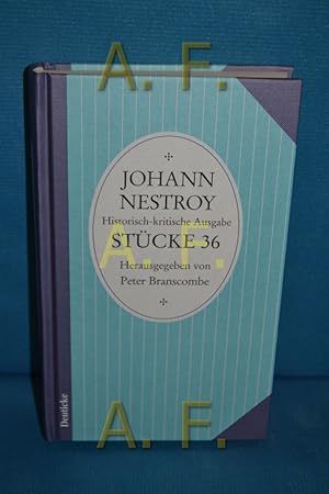 Bild des Verkufers fr Tannhuser (Reihe: Johann Nestroy, Historisch-kritische Ausgabe, Stcke 36) zum Verkauf von Antiquarische Fundgrube e.U.