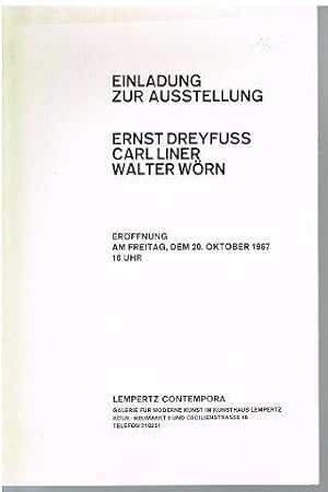 Seller image for Einladung zur Ausstellung. for sale by Antiquariat Bernd Preler