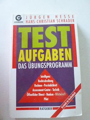 Bild des Verkufers fr Testaufgaben. Das bungsprogramm. Goldmann-Ratgeber. TB zum Verkauf von Deichkieker Bcherkiste