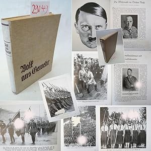 Seller image for Volk ans Gewehr! Das Buch vom neuen Deutschland, herausgegeben von Walter Gruber (Referent im Auenpolitischen Amt der NSDAP. Mit einem Geleitwort von Bruno Loerzer (Prsident des Deutschen Luftsportverbandes). Mit ber 200 Bildern und Dokumenten for sale by Galerie fr gegenstndliche Kunst