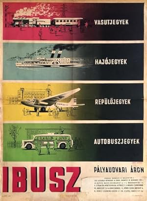 Railroad boat airline and bus tickets at travel station prices - IBUSZ travel agency