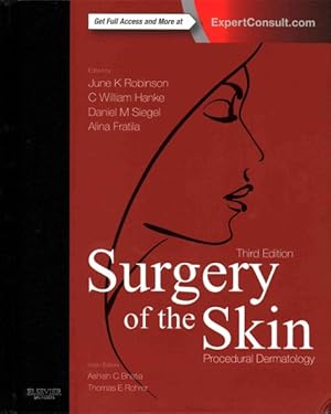 Immagine del venditore per Surgery of the Skin : Procedural Dermatology venduto da GreatBookPrices