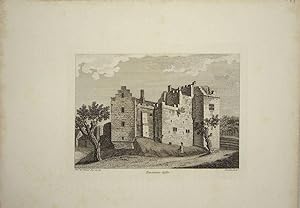 Image du vendeur pour Beverstone Castle. View of Beverstone Castle nr Tetbury; founded 1229. mis en vente par theoldmapman