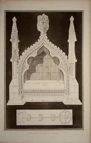 Image du vendeur pour Tewkesbury Abbey. Tomb of one of the Abbots of Tewkesbury. mis en vente par theoldmapman