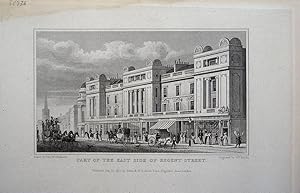 Seller image for West End. Regent Street. Part of the East Side. for sale by theoldmapman