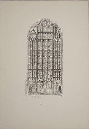 Image du vendeur pour Gloucester Cathedral. The East Window. mis en vente par theoldmapman