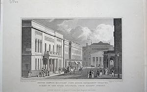 Seller image for St. James's. United Services Military Clubhouse, Haymarket Theatre & part of the Opera Colonnade from Regent Street. for sale by theoldmapman