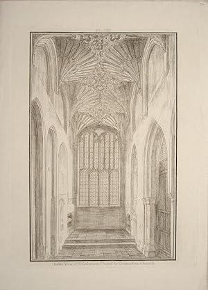 Image du vendeur pour Cirencester Church. Inside view of St. Catherine's Chapel. mis en vente par theoldmapman