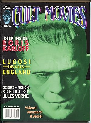 Imagen del vendedor de Cult Movies #34 2000-Boris Karloff-Jules Verne-weird horror films-VG a la venta por DTA Collectibles