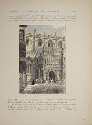 Image du vendeur pour Gloucester Cathedral. The South Porch mis en vente par theoldmapman