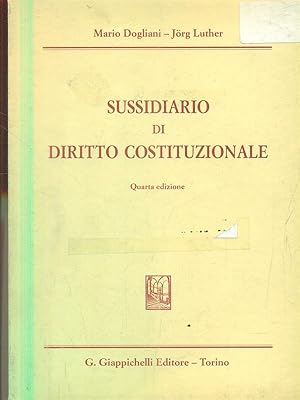 Immagine del venditore per Sussidiario di diritto costituzionale venduto da Librodifaccia