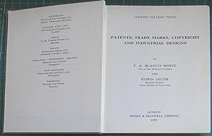 Imagen del vendedor de Patents, Trade Marks, Copyright and Industrial Designs (Concise College Texts) a la venta por Hanselled Books