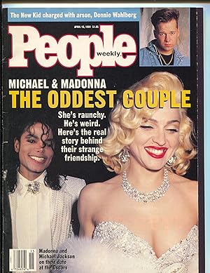 Seller image for People-Michael Jackson-Madonna-Donnie Wahlberg-Martha Graham-4/15/1981 for sale by DTA Collectibles