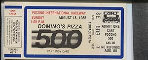 Image du vendeur pour Pocono International Raceway CART Indy Car Race Ticket 8/19/1985-VG mis en vente par DTA Collectibles