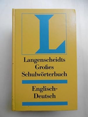 Seller image for Langenscheidts Groes Schulwrterbuch Englisch - Deutsch. for sale by Antiquariat Steinwedel