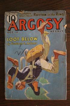Imagen del vendedor de ARGOSY WEEKLY (Pulp Magazine). December 11 / 1937 Volume 1937 #1 Loot Below by Eustace L. Adams; // Genius Jones by Lester Dent a la venta por Comic World