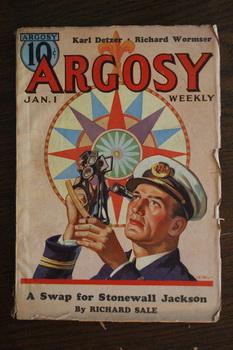 Image du vendeur pour ARGOSY WEEKLY. (Pulp Magazine). January 1 / 1938; -- Volume 278 #4 A Swap for Stonewall Jackson by Richard Sale// Genius Jones by Lester Dent;; mis en vente par Comic World