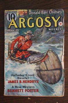 Imagen del vendedor de ARGOSY WEEKLY (Pulp Magazine). May 21 / 1938; -- Volume 281 #6 The Law Visits Halfaday Creek by James B. Hendryx // The Living Ghost by Max Brand; a la venta por Comic World