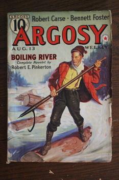 Immagine del venditore per ARGOSY WEEKLY (Pulp Magazine). August 13 / 1938; -- Volume 283 #6 Boiling River by Robert E. Pinkerton; venduto da Comic World