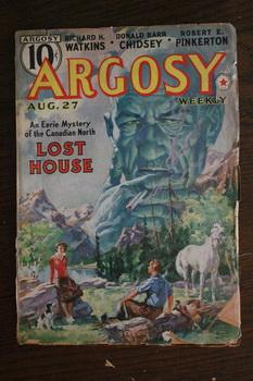 Seller image for ARGOSY WEEKLY (Pulp Magazine). August 27 / 1938; -- Volume 284 #2 Lost House by Frances Shelly Wees; for sale by Comic World