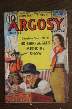 Bild des Verkufers fr ARGOSY WEEKLY (Pulp Magazine). July 23 / 1938; -- Volume 283 #3 No-Shirt McGee's Medicine Show by Frank R. Pierce; // Board Fence by Murray Leinster; zum Verkauf von Comic World