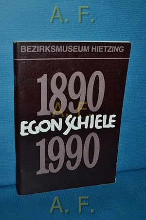 Bild des Verkufers fr 1890 Egon Schiele, 1990. Bezirksmuseum Hietzing Heft 5. zum Verkauf von Antiquarische Fundgrube e.U.