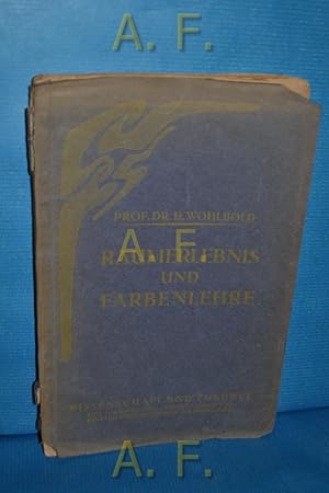 Seller image for Raumerlebnis und Farbenlehre. Wissenschaft und Zukunft for sale by Antiquarische Fundgrube e.U.