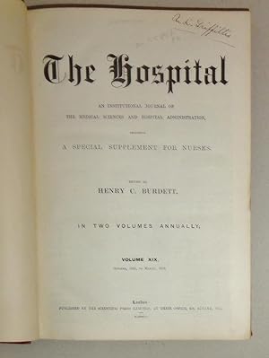 The Hospital, an Institutional Journal of the Medical Sciences and Hospital Administration, [Toge...