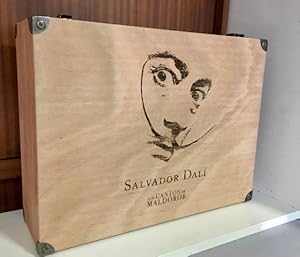 LOS CANTOS DE MALDOROR. Ilustrado por Dalí.Estuche-maleta en madera de haya envejecida a mano.Lib...