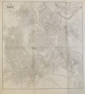 Bild des Verkufers fr Plan der Haupt u: Residenz-Stadt Wien mit smmtlichen Vorstdten 1847 nach den besten Hlfsquellen bearbeitet in L. Frster`s Art. Anstalt in Wien.". Kupferstichplan von L. Ciliax nach A. Rtsch. zum Verkauf von Matthaeus Truppe Antiquariat