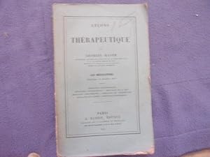 Leçons de thérapeutique-les médications 4 ème et dernière série