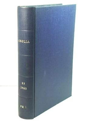 Seller image for Anglia: Zeitschrift FUr Englische Philologie: Band 83 for sale by PsychoBabel & Skoob Books