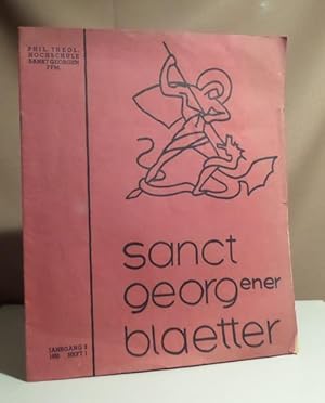 Sanct Georgener Blätter. Jahrgang 2, 1935. Heft 1.