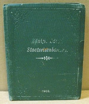 Verwaltungsbereiche der Königlichen Generaldirektion der Sächsischen Staatseisenbahnen 1908.