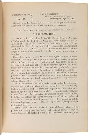 GENERAL ORDERS, No. 139. THE FOLLOWING PROCLAMATION BY THE PRESIDENT IS PUBLISHED FOR THE INFORMA...