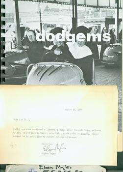 Seller image for dodgems. First Issue, with TLS by Eileen Myles, August 26, 1977; this letter declares "I'd like to humbly submit this first issue of dodgems." for sale by Wittenborn Art Books