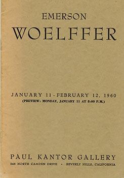 Emerson Woelffer Exhibition catalogue.