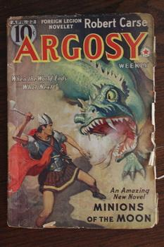 Seller image for ARGOSY WEEKLY (Pulp Magazine). April 22 / 1939; -- Volume 289 #6 Minions of the Moon by William Gray Beyer; for sale by Comic World