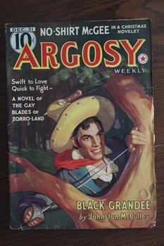 Seller image for ARGOSY WEEKLY. (Pulp Magazine). December 31 / 1938; -- Volume 287 #2 Black Grandee by Johnston McCulley; // Flying Colours by C. S. Forester // Young Doctor Kildare by Max Brand for sale by Comic World