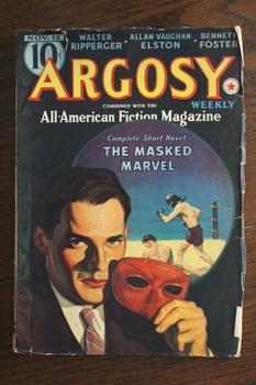 Seller image for ARGOSY WEEKLY (Pulp Magazine). November 12 / 1938; -- Volume 286 #1 The Masked Marvel by Walter Ripperger; // The Ship of Ishtar by A. Merritt; for sale by Comic World