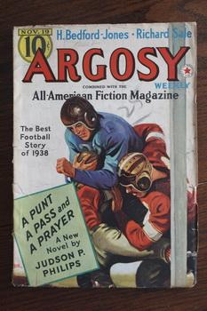 Imagen del vendedor de ARGOSY WEEKLY (Pulp Magazine). November 19 / 1938; -- Volume 286 #2 A Punt, A Pass and A Prayer by Judson P. Philips// The Ship of Ishtar by A. Merritt; a la venta por Comic World