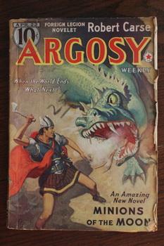 Bild des Verkufers fr ARGOSY WEEKLY (Pulp Magazine). April 22 / 1939; -- Volume 289 #6 Minions of the Moon by William Gray Beyer; zum Verkauf von Comic World