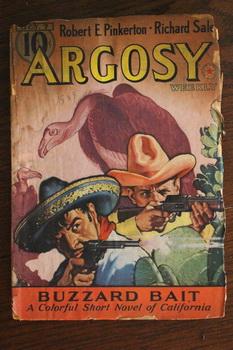 Immagine del venditore per ARGOSY WEEKLY (Pulp Magazine). October 7/ 1939; -- Volume 293 #6 Buzzard Bait by Robert E. Pinkerton; venduto da Comic World