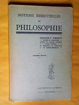 Notions essentielles de philosophie, deuxième édition