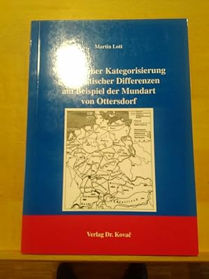 Bild des Verkufers fr Versuch einer Kategorisierung grammatischer Differenzen am Beispiel der Mundart von Ottersdorf. zum Verkauf von Antiquariat Thomas Nonnenmacher