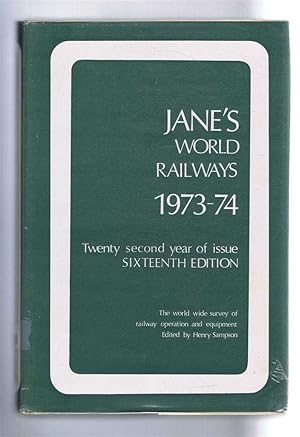 Jane's World Railways 1973-74, Sixteenth Edition