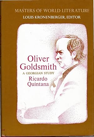 Seller image for Oliver Goldsmith: A Georgian Study (Masters of World Literature Series) for sale by Dorley House Books, Inc.