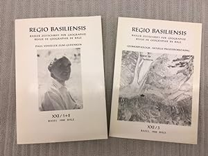 Regio Basiliensis. Basler Zeitschrift für Geographie / Revue de Géographie de Bâle. Paul Vosseler...